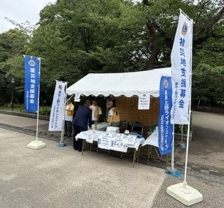 東京上野ライオンズクラブ「全国氷彫刻展夏季大会募金活動・献血活動」